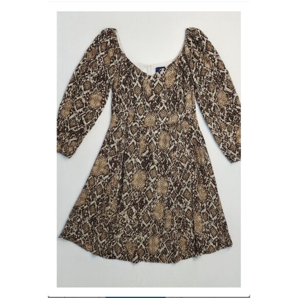 Snake Print Dress Large - Scoop NWT - soft grunge - animal print - Picture 1 of 9